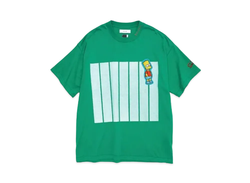 FACETASM The Simpsons 7Bar Big Tee "Green"