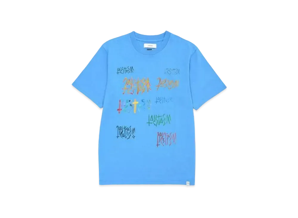 FACETASM Graphic Basic Tee "Light Blue"