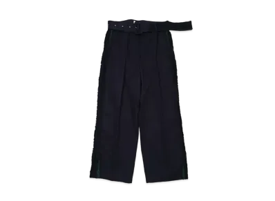 FACETASM Frill Big Heart Pants "Navy"