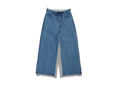 FACETASM Jersey Merging Denim "Indigo"