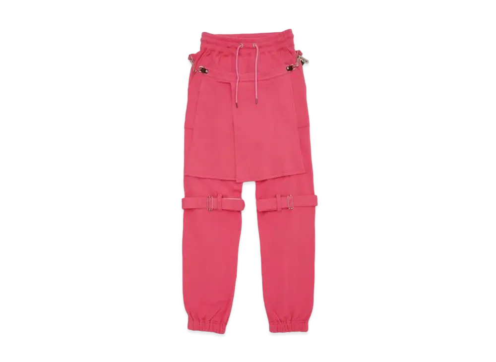 FACETASM Parachute Sweat Pants "Pink"