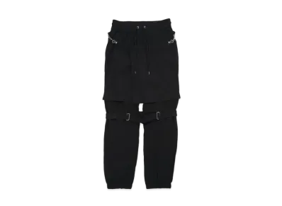 FACETASM Parachute Sweat Pants "Black"