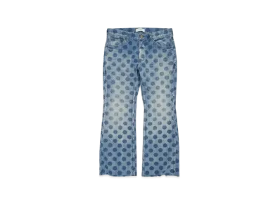 FACETASM Dot Denim Flare Pants "Indigo"