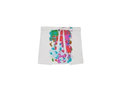 FACETASM Spraypaint Apron "White"