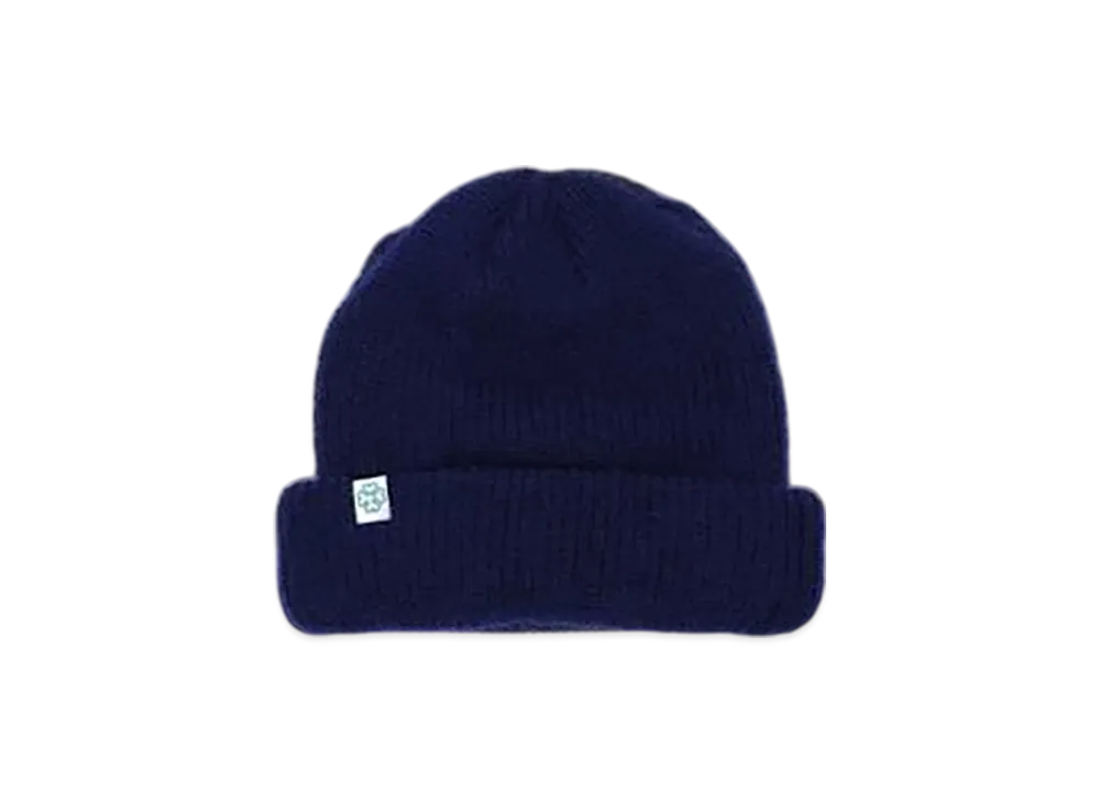 FACETASM Two-Tone Beanie "Navy"