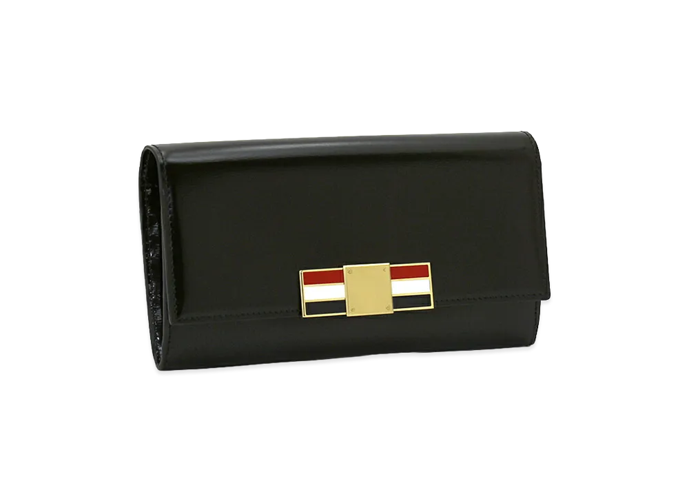 THOM BROWNE Long Wallet "Black"