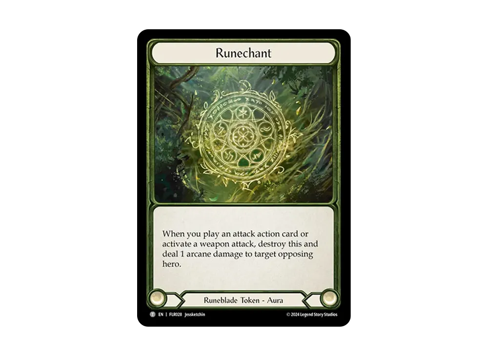 ルーン陣 T [FLR028]【英語版】(ブリッツデッキ「ロゼッタ フローリアン」)