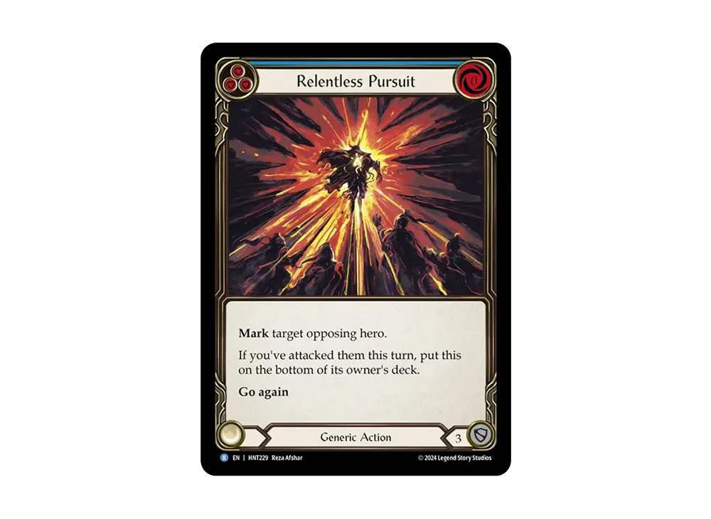 不屈の追跡 R [HNT229]【英語版】(ブースターパック「混転の餌食」)