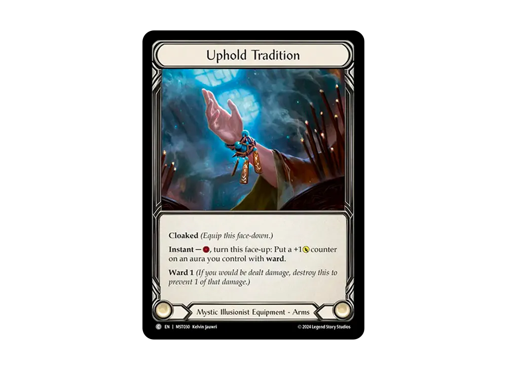継がれる伝統 C :CFoil [MST030]【英語版】(ブースターセット「霧隠の秘境」)