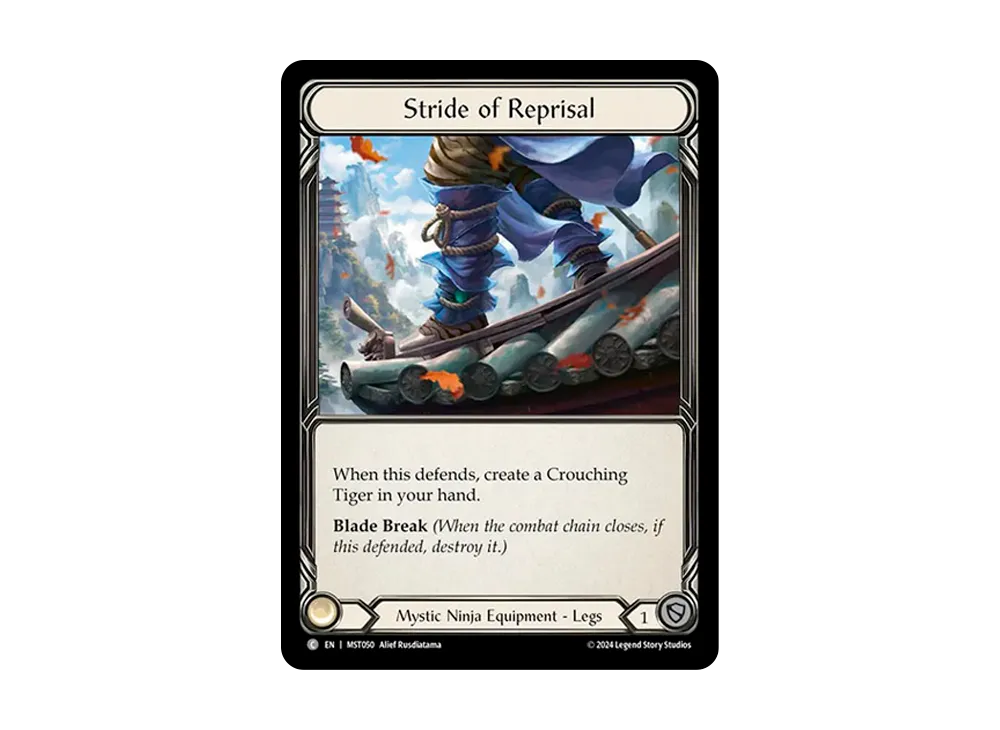 報復の闊歩 C :CFoil [MST050]【英語版】(ブースターセット「霧隠の秘境」)