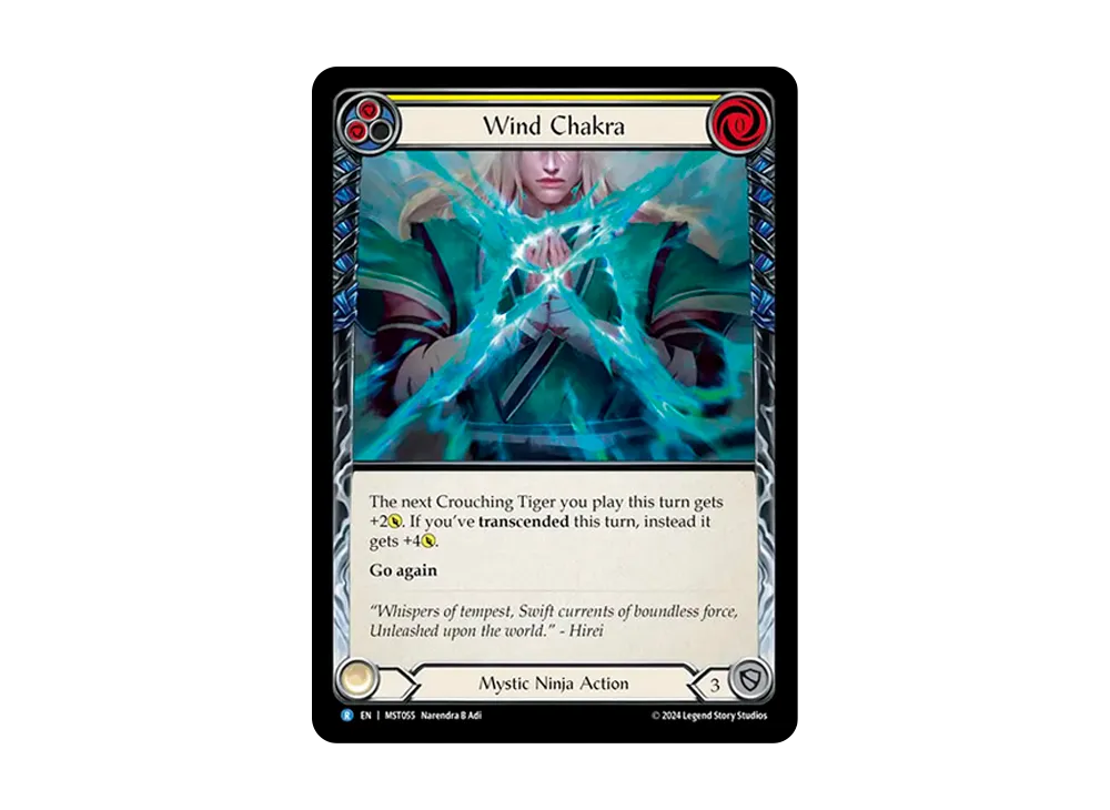 風のチャクラ R :RFoil [MST055]【英語版】(ブースターセット「霧隠の秘境」)