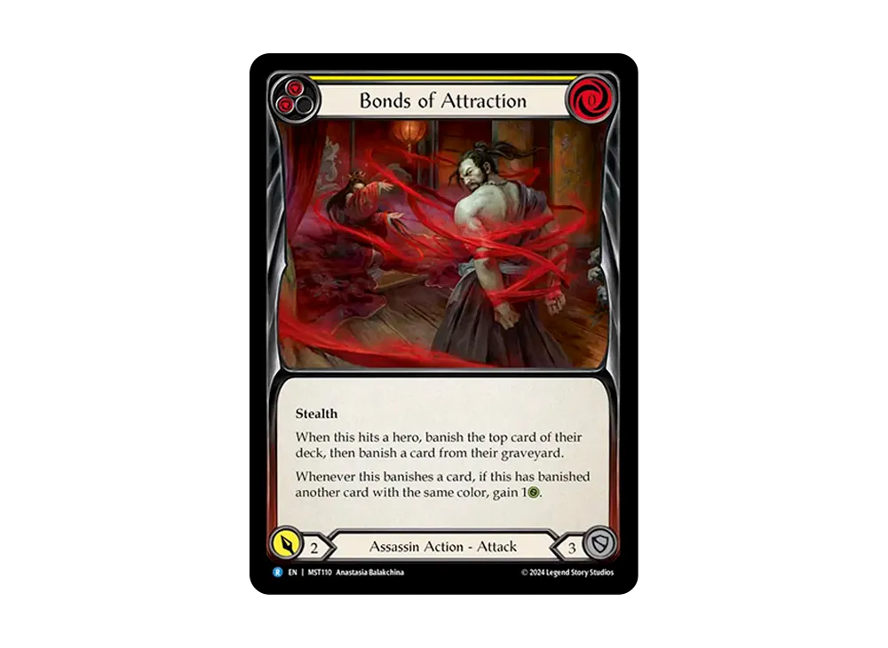 魅了の束縛 R :RFoil [MST110]【英語版】(ブースターセット「霧隠の秘境」)