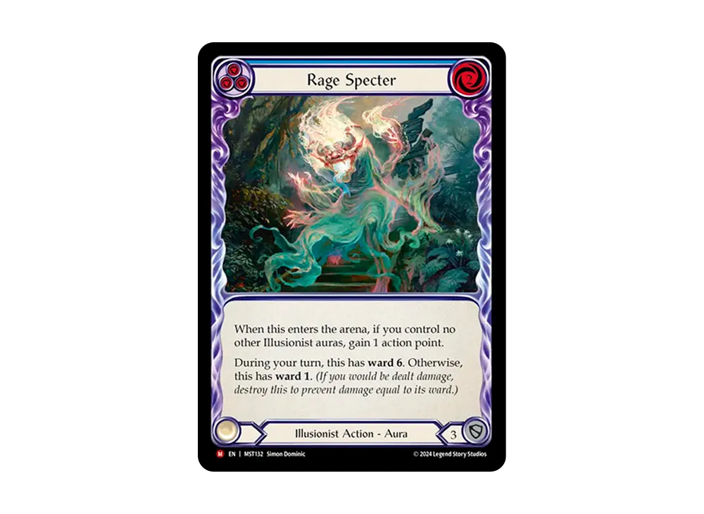激怒の亡霊 MJ :RFoil [MST132]【英語版】(ブースターセット「霧隠の秘境」)