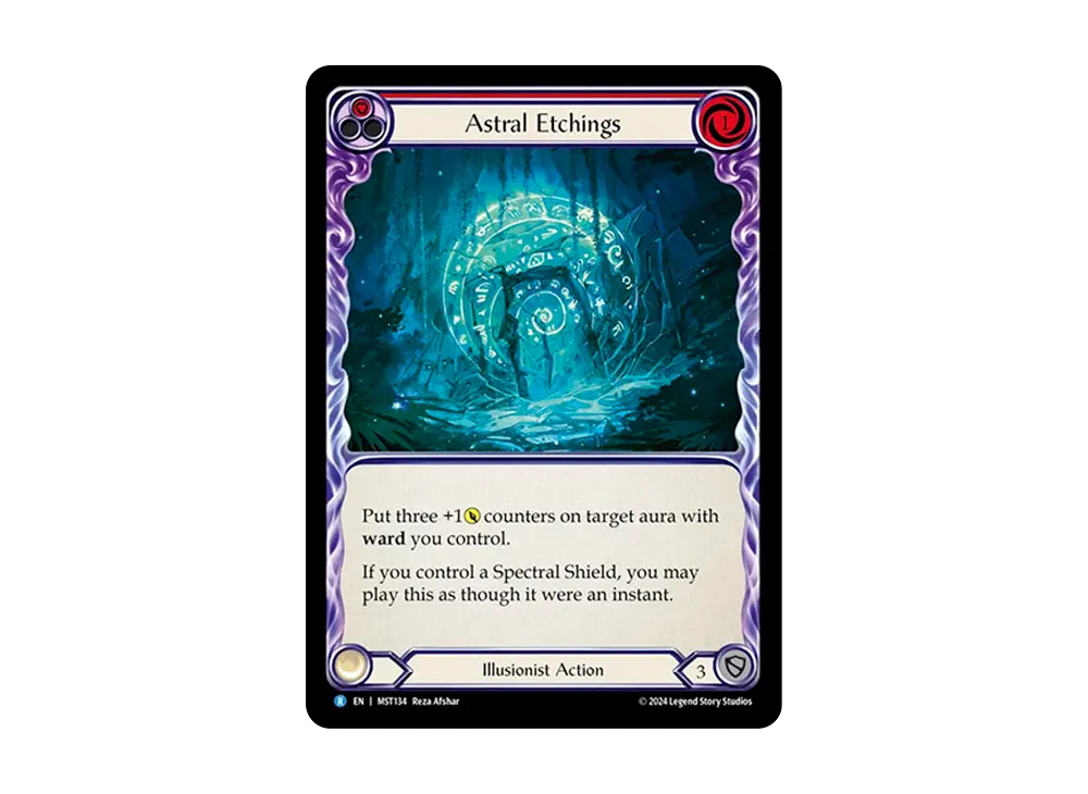星霊の食刻 R [MST134]【英語版】(ブースターセット「霧隠の秘境」)