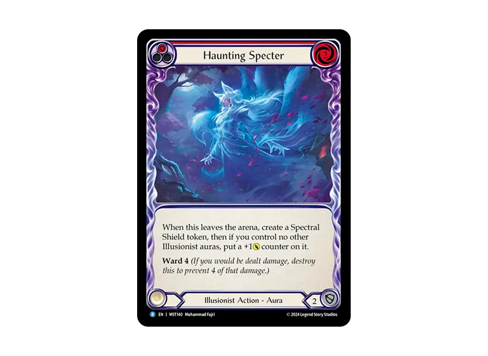 憑依の亡霊 R :RFoil [MST140]【英語版】(ブースターセット「霧隠の秘境」)