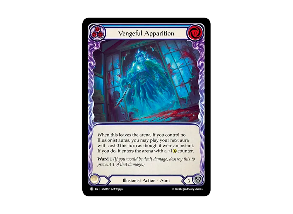 復讐のための出現 C :RFoil [MST157]【英語版】(ブースターセット「霧隠の秘境」)