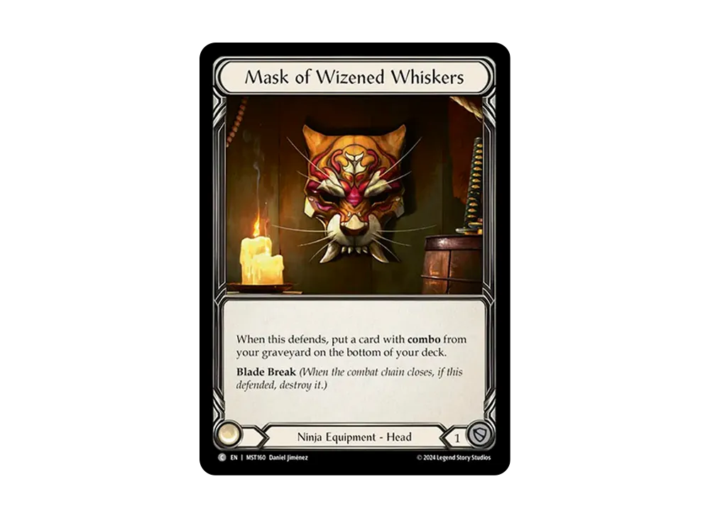 しおれた髭の仮面 C [MST160]【英語版】(ブースターセット「霧隠の秘境」)