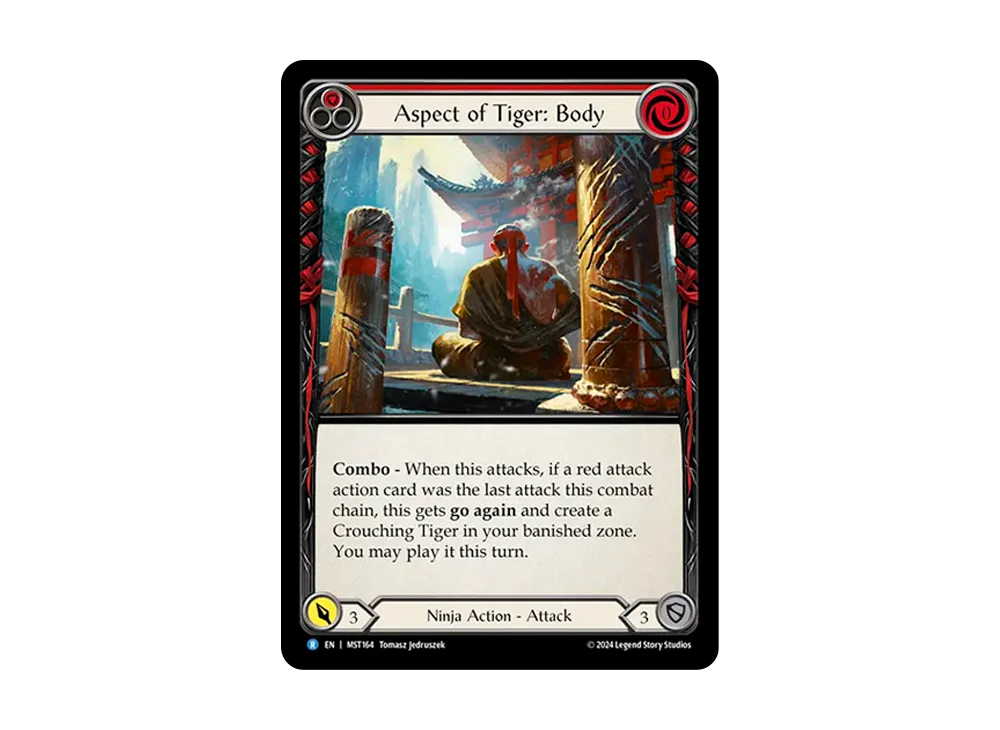 虎の相 : 体 R [MST164]【英語版】(ブースターセット「霧隠の秘境」)