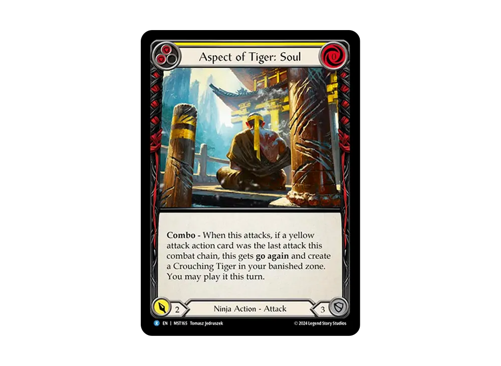 虎の相 : 魂 R :RFoil [MST165]【英語版】(ブースターセット「霧隠の秘境」)