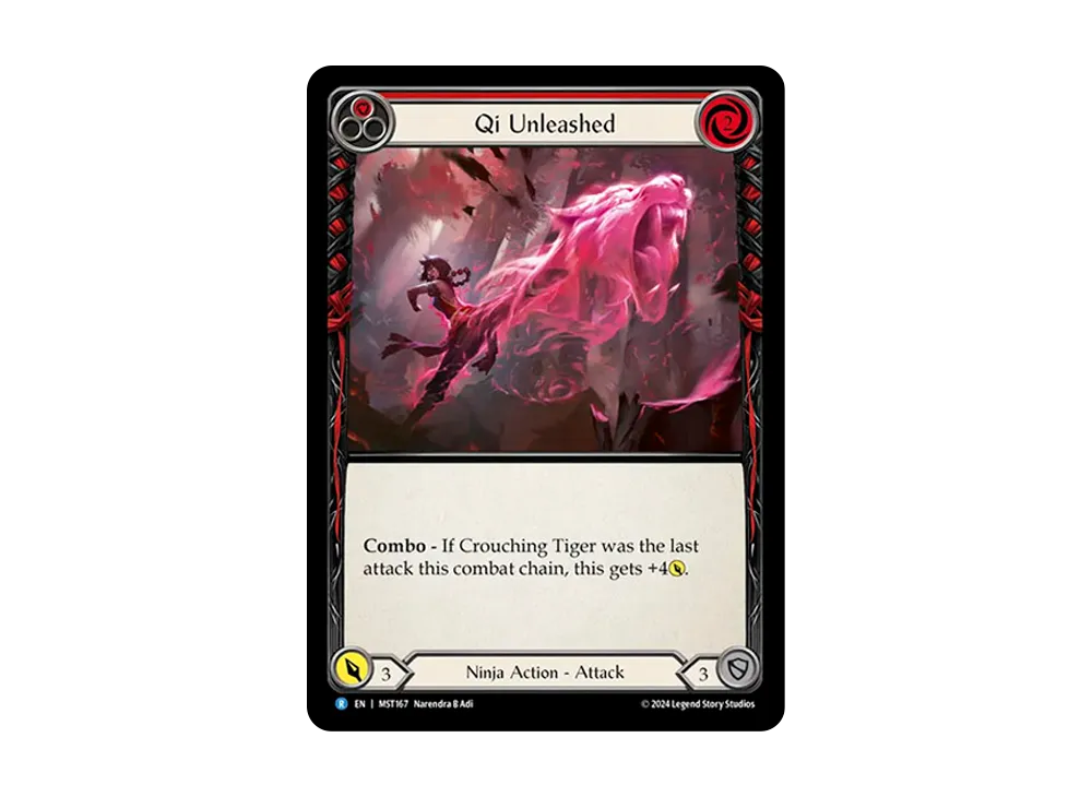 解き放たれた氣 R [MST167]【英語版】(ブースターセット「霧隠の秘境」)