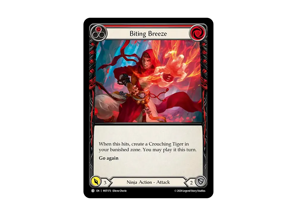 噛みつく息吹 C :RFoil [MST173]【英語版】(ブースターセット「霧隠の秘境」)