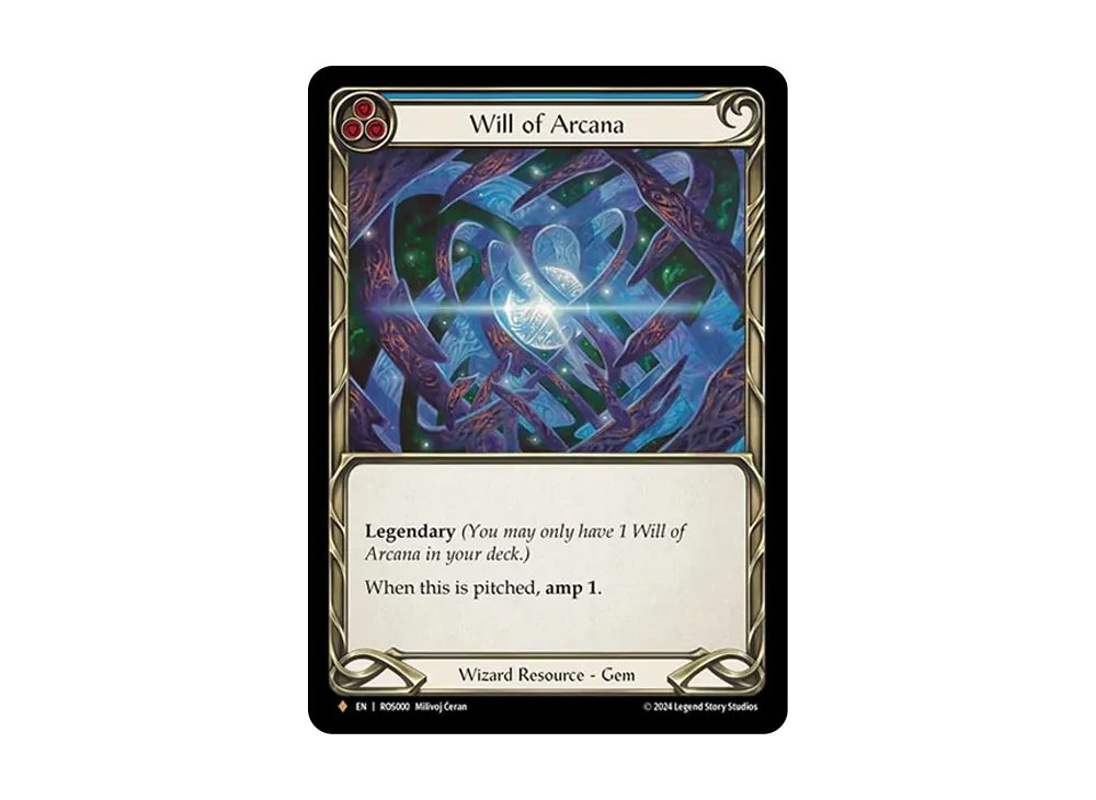 秘奥の意志 F :CFoil [ROS000]【英語版】(ブースターセット「ロゼッタ」)