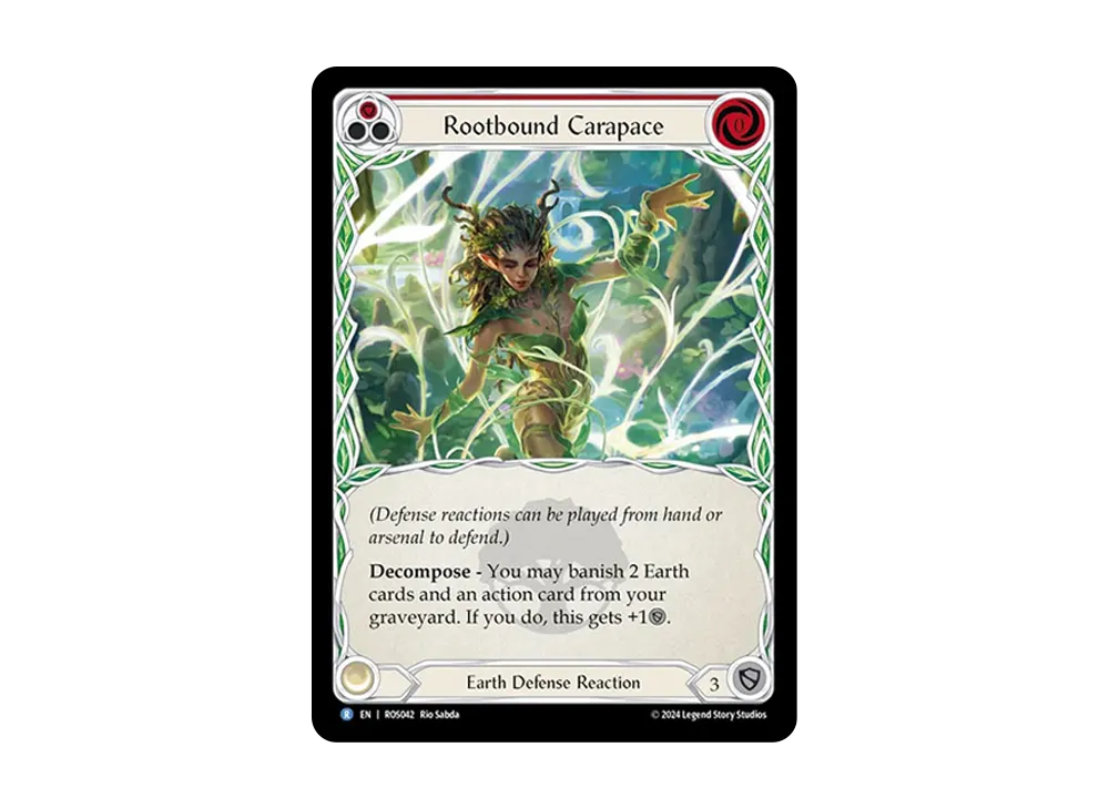 絡み根の外殻 R :RFoil [ROS042]【英語版】(ブースターセット「ロゼッタ」)