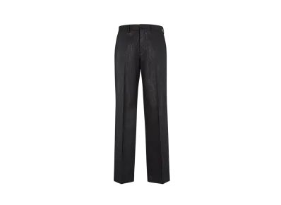 FENDI Men's Metallic Yarn Pants "Black"