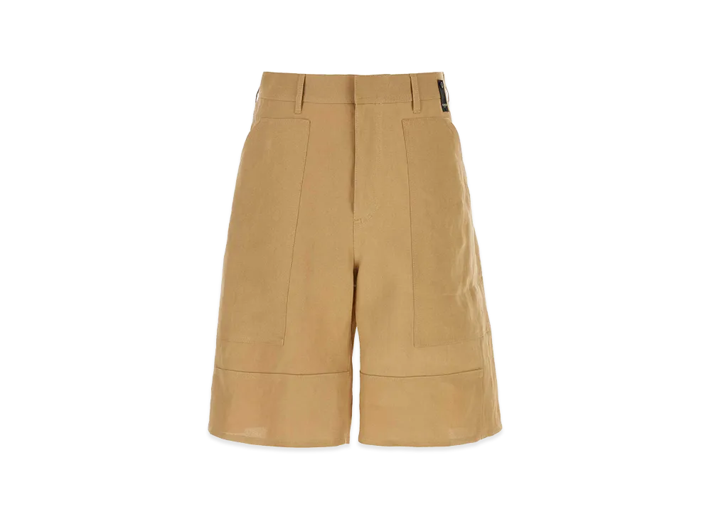 FENDI Paper Bermuda Shorts "Camel"