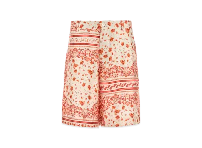 FENDI Silk Bermuda Shorts "Multicolor"