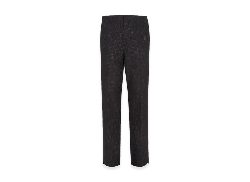 FENDI FF Jacquard Pants "Black"