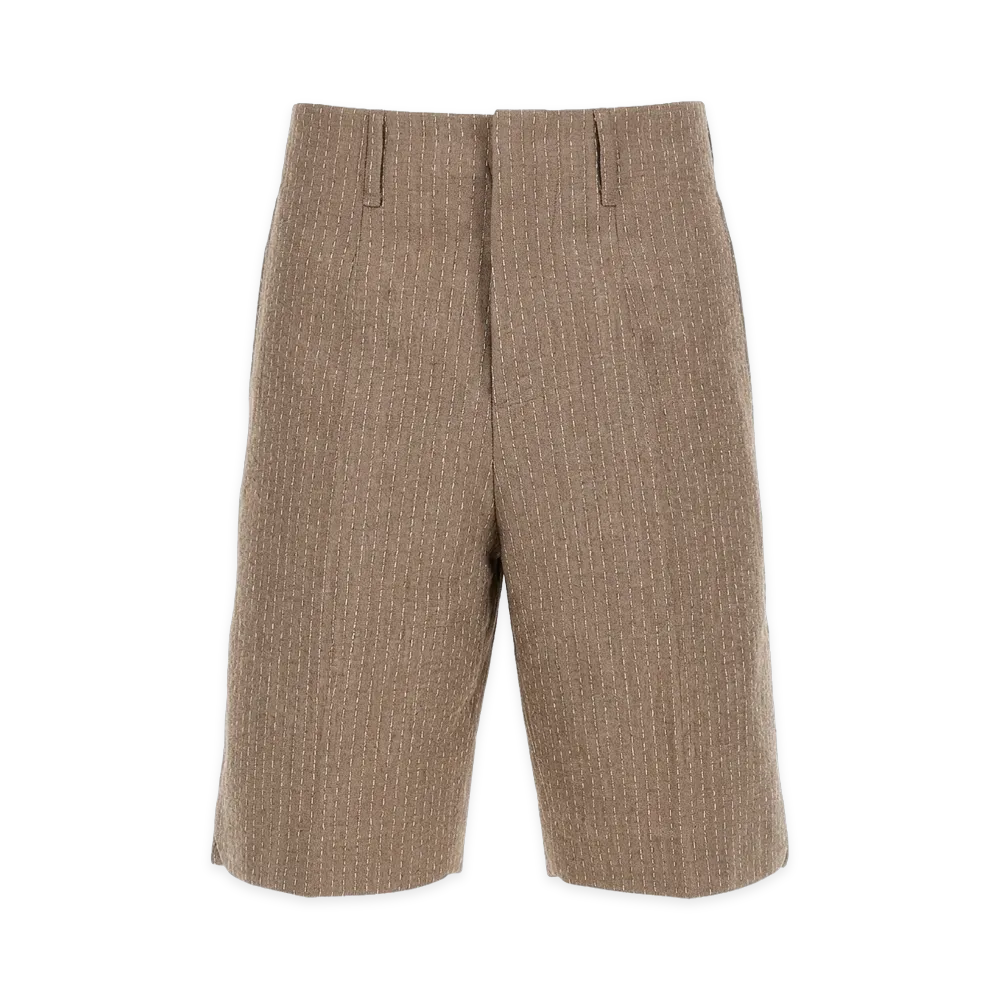 FENDI Jacquard Bermuda Shorts "Beige"
