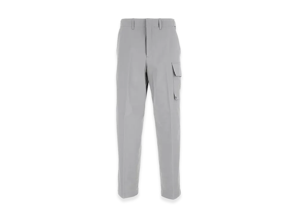 FENDI Gabardine Cargo Trousers With Large Patch Pocket "Gray"