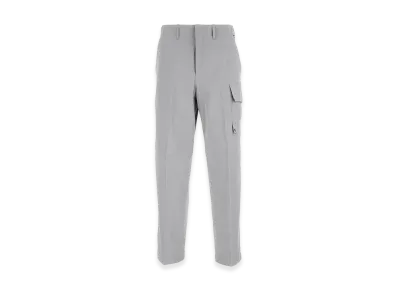 FENDI Gabardine Cargo Trousers With Large Patch Pocket "Gray"