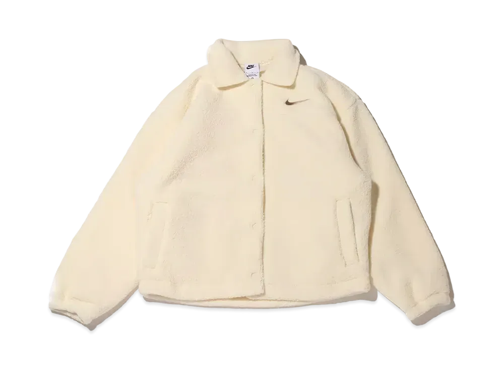 Nike Women's Fleece Jacket Women's NSW Colored Sherpa Jacket "Pale Cream"