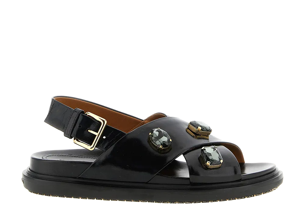 MARNI Women's Fussbett Sandals "Black"