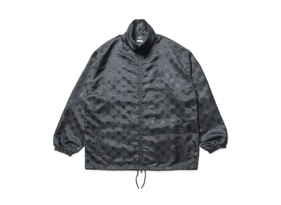 F.C.REAL BRISTOL Monogram Jacquard Nylon Blouson "Black"
