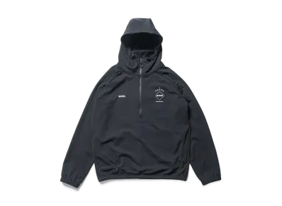 F.C.REAL BRISTOL PDK Half Zip Hooded Top "Black"