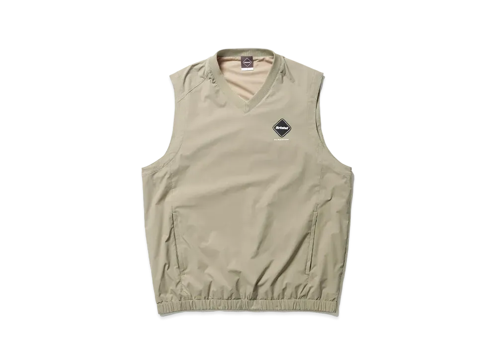 F.C.REAL BRISTOL Ventilation Training Vest "Beige"