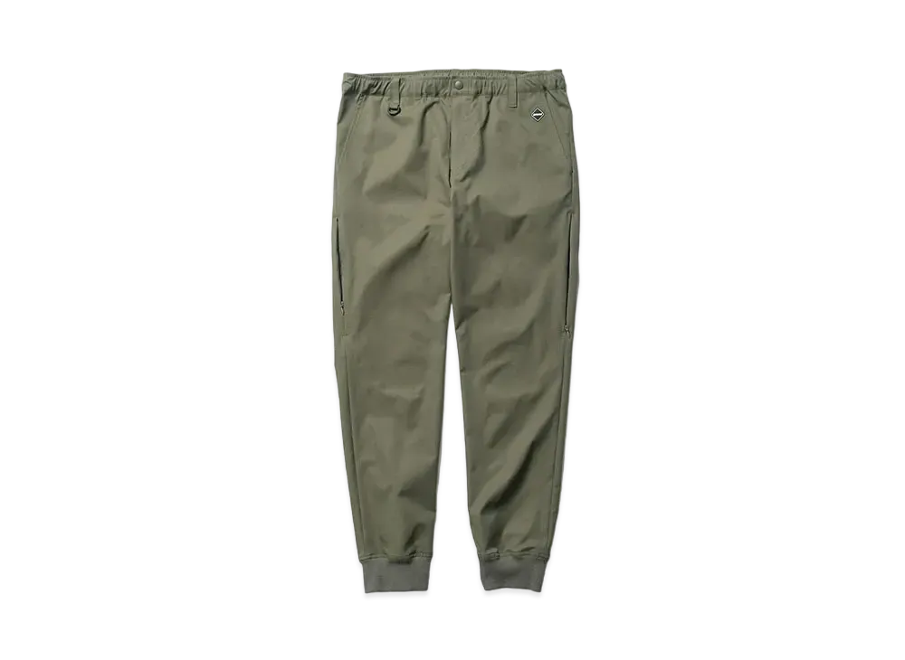 F.C.REAL BRISTOL Ventilation Ribbed Pants "Khaki"