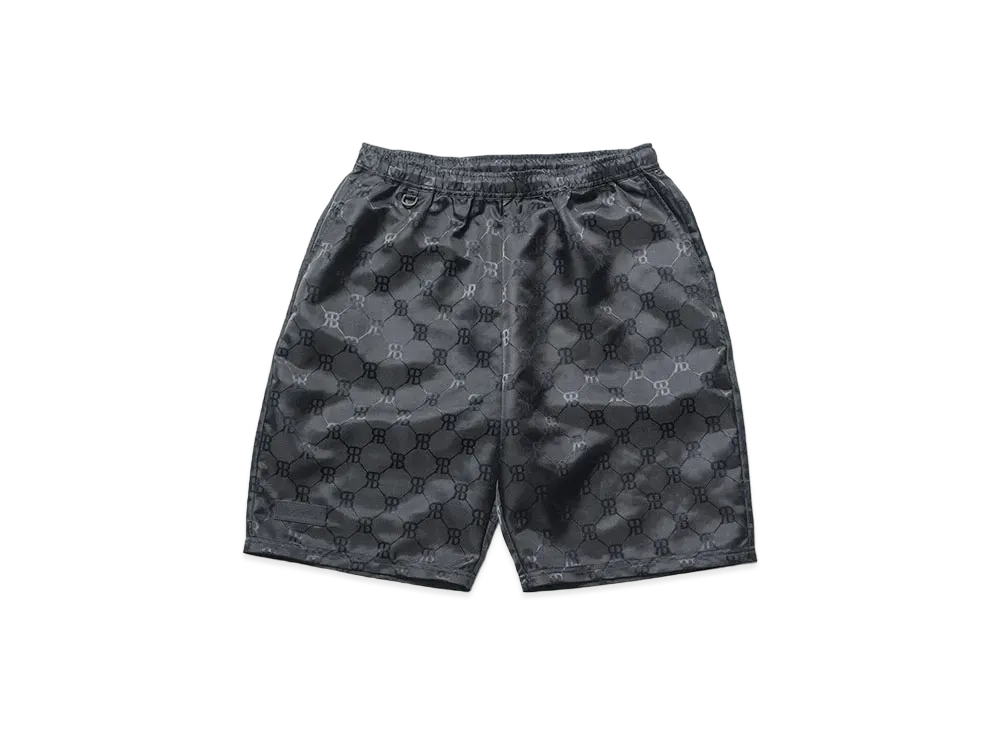 F.C.REAL BRISTOL Monogram Jacquard Nylon Shorts "Black"