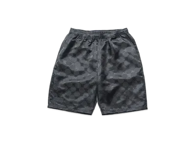 F.C.REAL BRISTOL Monogram Jacquard Nylon Shorts "Black"