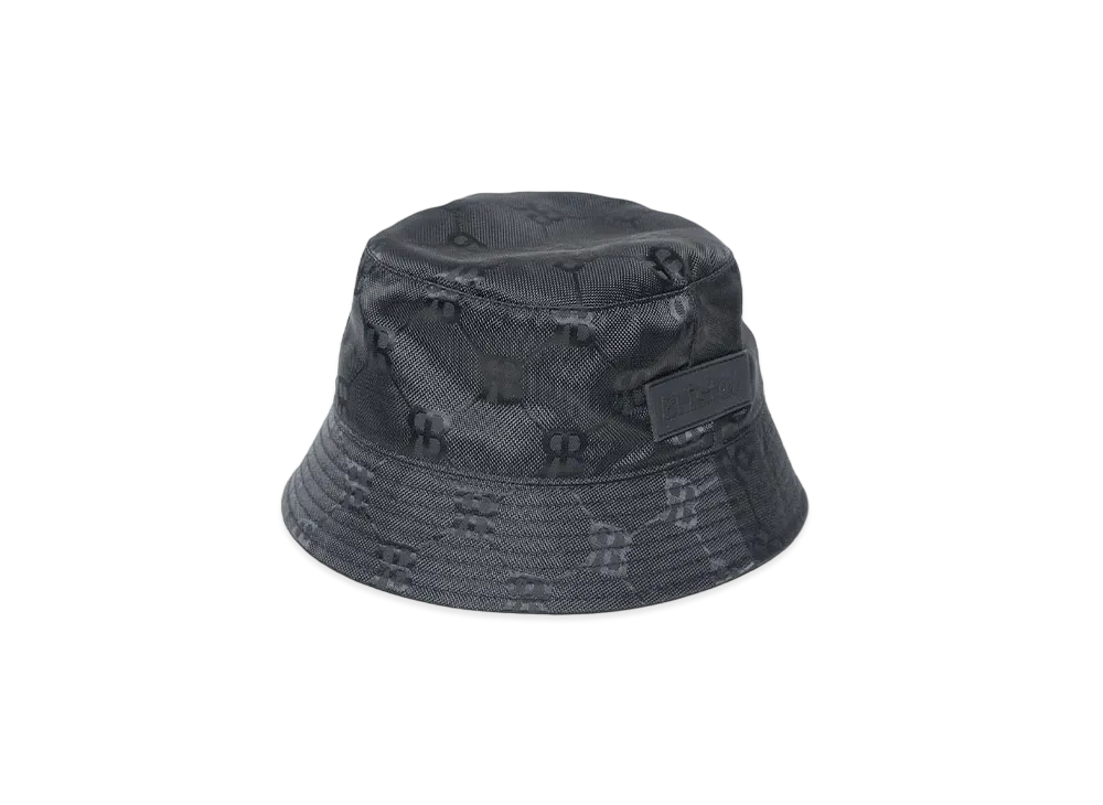 F.C.REAL BRISTOL Monogram Jacquard Nylon Hat "Black"