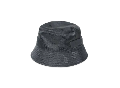 F.C.REAL BRISTOL Monogram Jacquard Nylon Hat "Black"