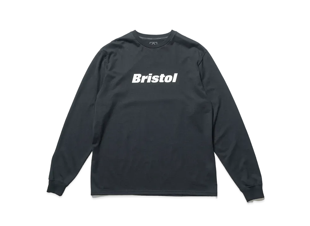 F.C.REAL BRISTOL Authentic Logo L/S Relax Fit Tee "Black"