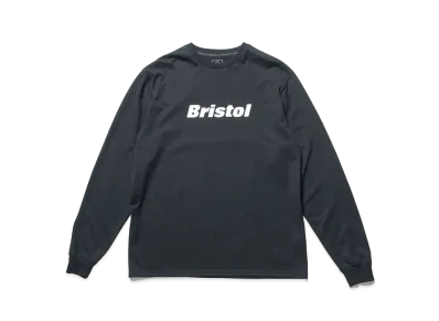 F.C.REAL BRISTOL Authentic Logo L/S Relax Fit Tee "Black"