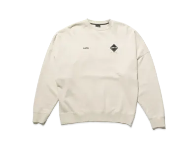 F.C.REAL BRISTOL Big Logo Crewneck Baggy Sweat "Beige"