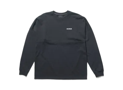 F.C.REAL BRISTOL Big Logo L/S Baggy Tee "Black"
