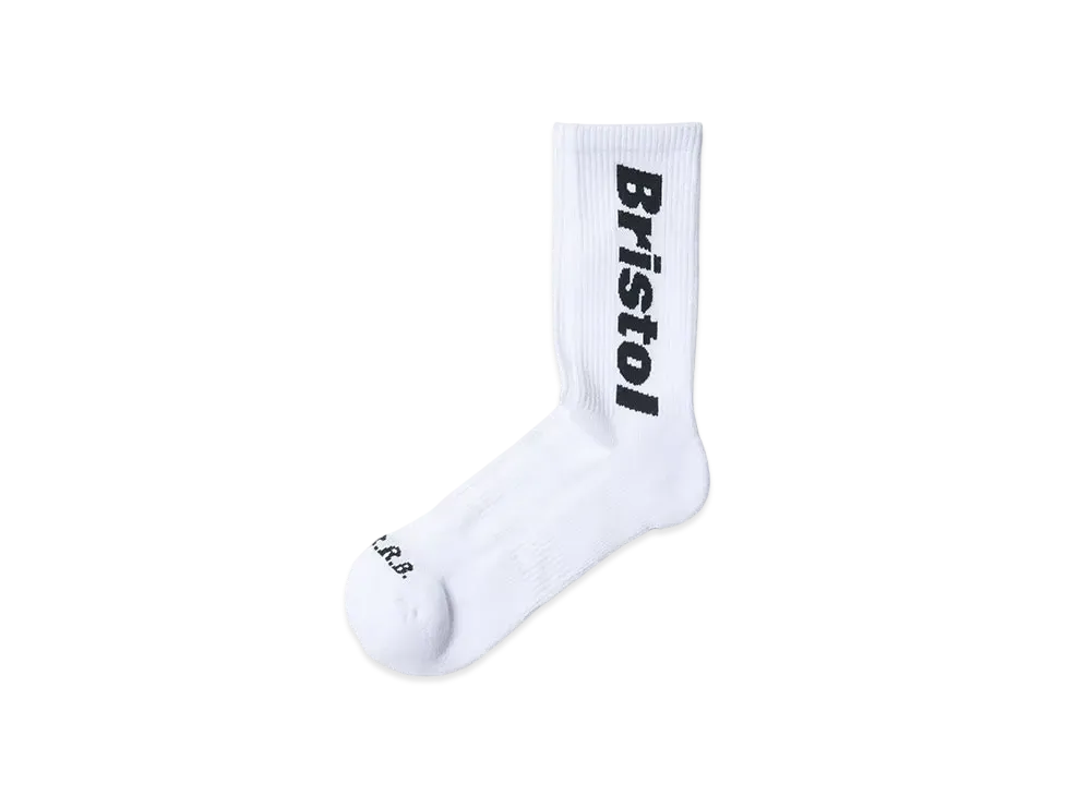 F.C.REAL BRISTOL Bristol Logo Regular Socks "White"