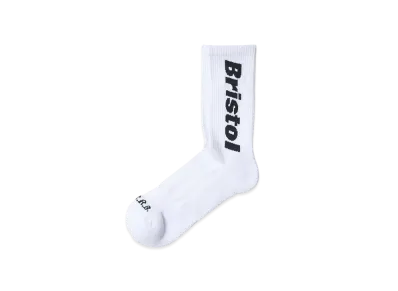 F.C.REAL BRISTOL Bristol Logo Regular Socks "White"